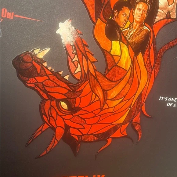 Wake Up Dead Man Limited Origin Movie Poster Knives Out Dragon 13 x 20 11/25 NEW - Picture 14 of 14